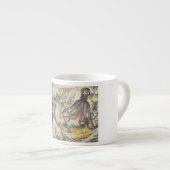 Octopus Beach Antique Coastal Steampunk Espressotasse (Vorderseite Rechts)