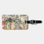 Octopus Beach Antique Coastal Steampunk Gepäckanhänger (Vorderseite horizontal)