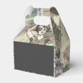 Octopus Beach Antique Coastal Steampunk Geschenkschachtel (Rückseite)