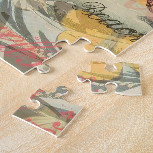 Octopus Beach Antique Coastal Steampunk Puzzle (Seite)