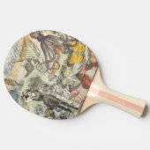 Octopus Beach Antique Coastal Steampunk Tischtennis Schläger (Seitenansicht)