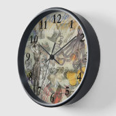 Octopus Beach Antique Coastal Steampunk Uhr (Winkel)