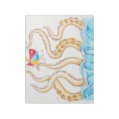 Octopus Beach Ball Notizblock (Rotiert)