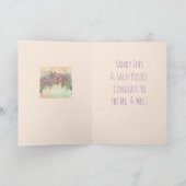 Octopus Beach Wedding Card Karte (Innenseite)