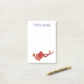 Octopus Beer Love Custom Post-it Klebezettel (Auf Schreibtisch)