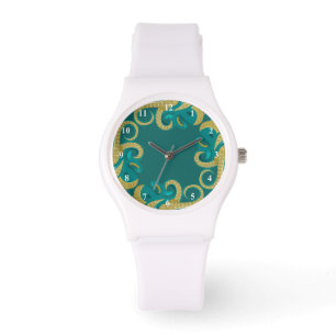 Octopus beobachtet modernes Design Armbanduhr