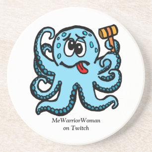 Octopus Bonk, MeWarriorFrau auf Twitch Getränkeuntersetzer