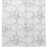 Octopus Bubble Drift Duschvorhang (Vorderseite)