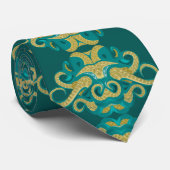 Octopus Bull Art Krawatte (Gerollt)