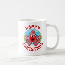 Octopus Christmas Animal Wildlife Nature Kids Kaffeetasse