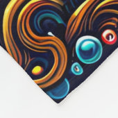 "Octopus Christmas Decorating Wonderland" Fleecedecke (Ecke)