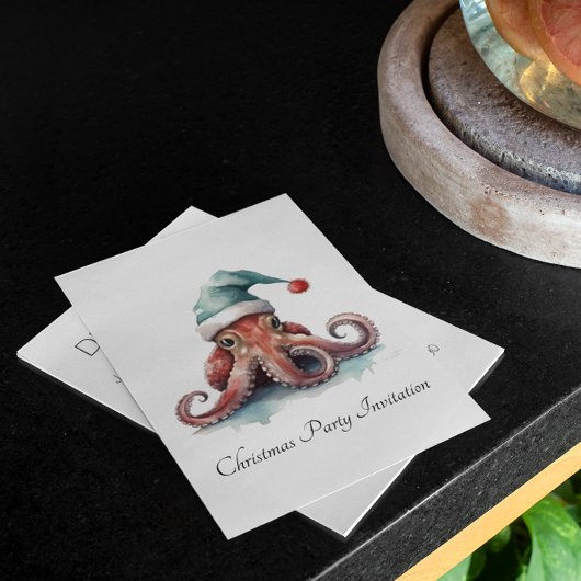 Octopus Christmas Joy, Brauch Einladung