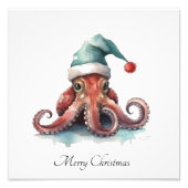 Octopus Christmas Joy, Brauch Fotodruck (Vorne)