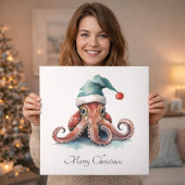 Octopus Christmas Joy, Brauch Fotodruck