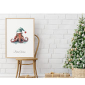 Octopus Christmas Joy, Brauch Fotodruck
