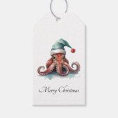Octopus Christmas Joy, Brauch Geschenkanhänger (Vorderseite)