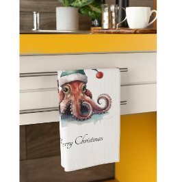 Octopus Christmas Joy, Brauch Geschirrtuch