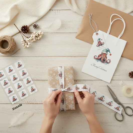 Octopus Christmas Joy, Brauch Große Geschenktüte