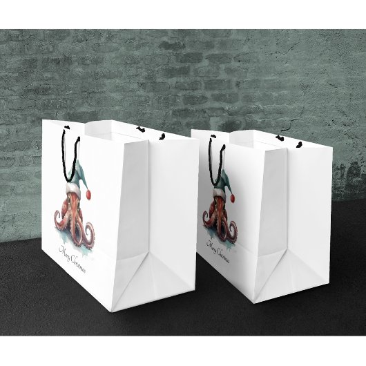 Octopus Christmas Joy, Brauch Große Geschenktüte