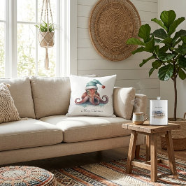 Octopus Christmas Joy, Brauch Kissen