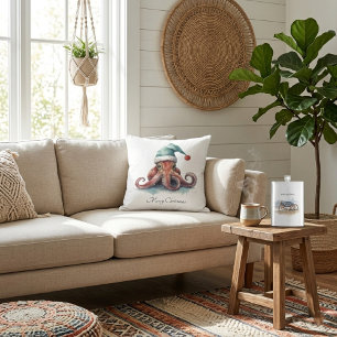 Octopus Christmas Joy, Brauch Kissen