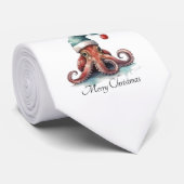 Octopus Christmas Joy, Brauch Krawatte (Gerollt)