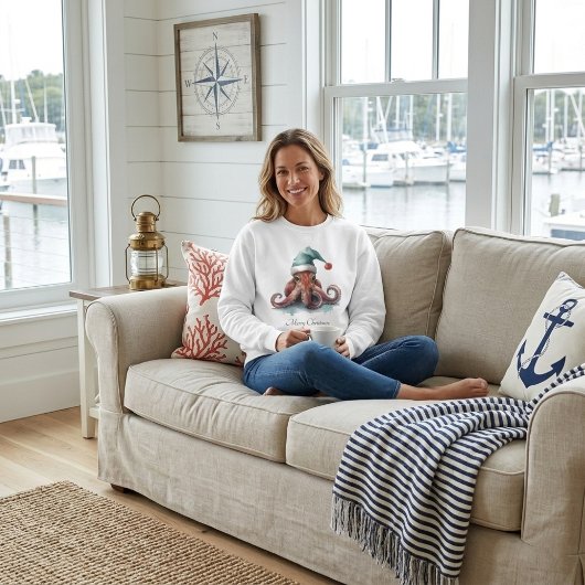 Octopus Christmas Joy, Brauch Sweatshirt