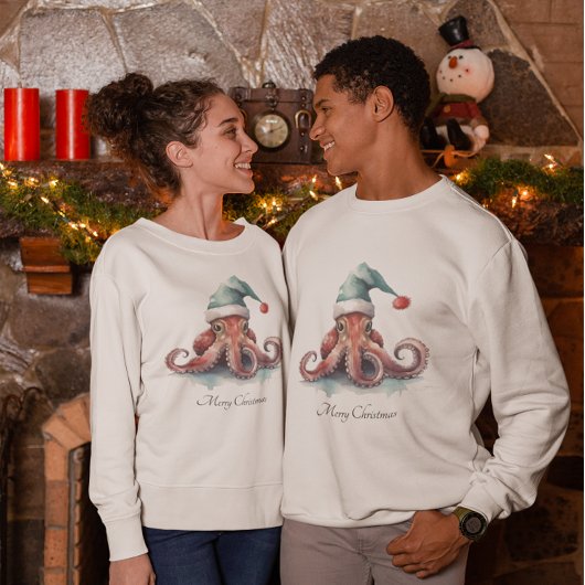 Octopus Christmas Joy, Brauch Sweatshirt