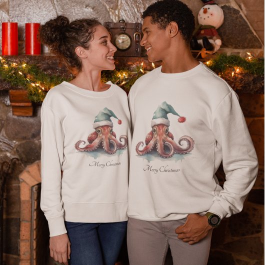 Octopus Christmas Joy, Brauch Sweatshirt