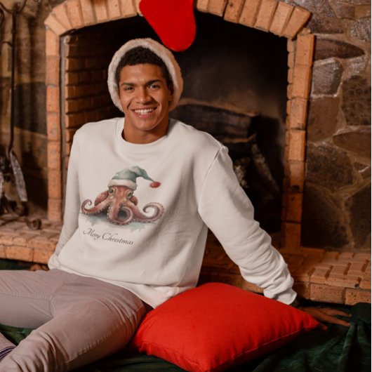 Octopus Christmas Joy, Brauch Sweatshirt