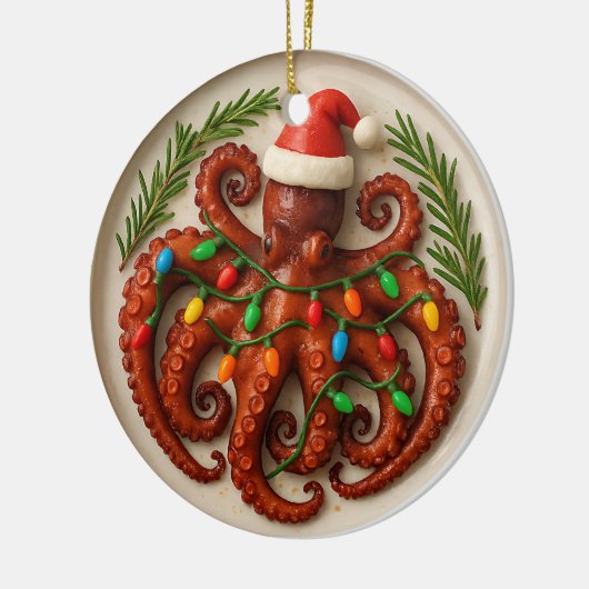 Octopus Christmas Ornament – Funny & Custom (Links)
