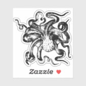 Octopus Contour Stickers Aufkleber (Blatt)