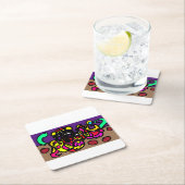 Octopus cool style rechteckiger pappuntersetzer (Vor Ort)