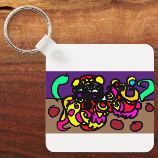 Octopus   cool style schlüsselanhänger (Vorderseite)