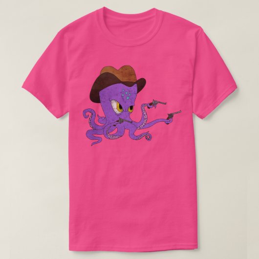 Octopus Cowboy T-Shirt (Design vorne)