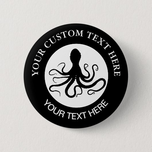 Octopus Custom Logo Button (Vorderseite)