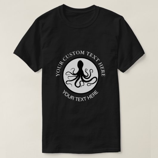 Octopus Custom Logo T-Shirt (Design vorne)