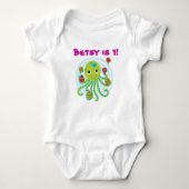 Octopus Customizable Birthday T - Shirt (Vorderseite)
