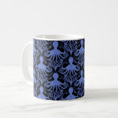 Octopus (dark background) kaffeetasse (Vorderseite Links)