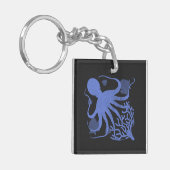 Octopus (dark background) schlüsselanhänger (Vorderseite links)
