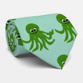 Octopus Design Krawatte (Gerollt)