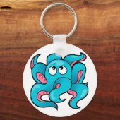 Octopus Design Schlüsselanhänger (Vorderseite)