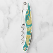 Octopus Design Waiter's Corkschraube Kellnermesser (Vorderseite)