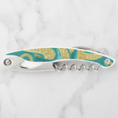 Octopus Design Waiter's Corkschraube Kellnermesser (Vorderseite)