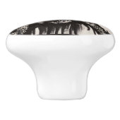 Octopus Drawer Pulls von Samira Sperry Keramikknauf (Seitenansicht)