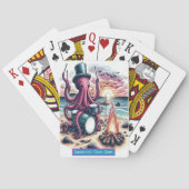 Octopus Drum Solo Monogram Kids Match Game Spielkarten (Rückseite)