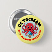 Octopus-Eis Button (Vorne & Hinten)