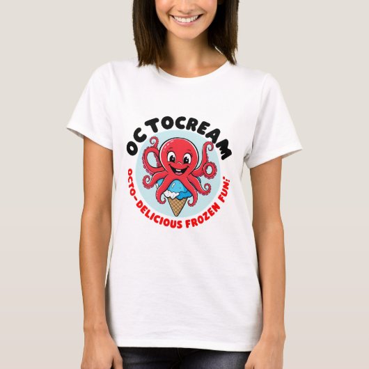 Octopus-Eis T-Shirt (Vorderseite)