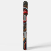 Octopus Elegance: Lebhaftes Design Case-Mate iPhone Hülle (Rückseite / Rechts)