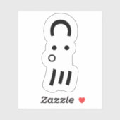 Octopus Emoticon Japanischer Kaomoji-Sticker Aufkleber (Blatt)